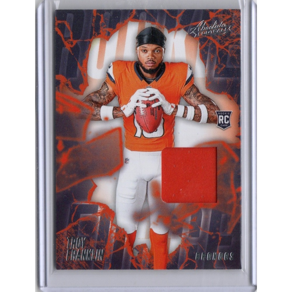 2024 Panini Absolute #RF-TFN Troy Franklin Rookie Force Denver Broncos
